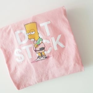 UNIQUE Bart Simpson print t-shirt